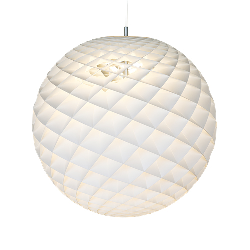 LOUIS POULSEN lampe à suspension PATERA ON/OFF (Ø 90 cm Blanc - PVC satiné coupé)