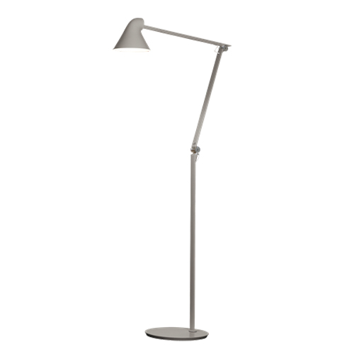 LOUIS POULSEN lampadaire NJP (Gris clair 3000K - Aluminium)