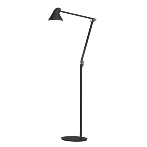 LOUIS POULSEN lampadaire NJP (Noir 3000K - Aluminium)