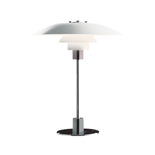 LOUIS POULSEN lampe de table PH 4/3 (Chrome brillant - Aluminium et acier)