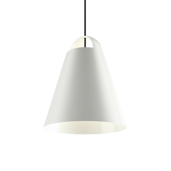 LOUIS POULSEN lampe à suspension ABOVE Ø 40 cm (Blanc - Aluminium)