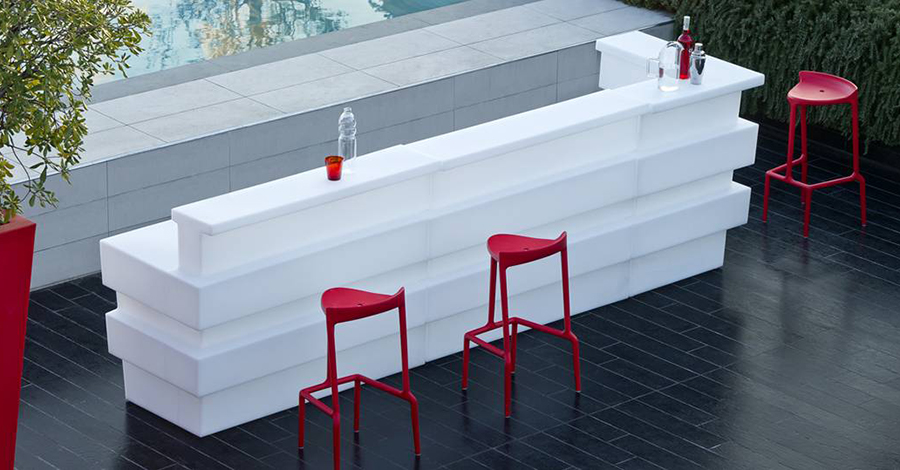 PEDRALI bar counter TETRIS