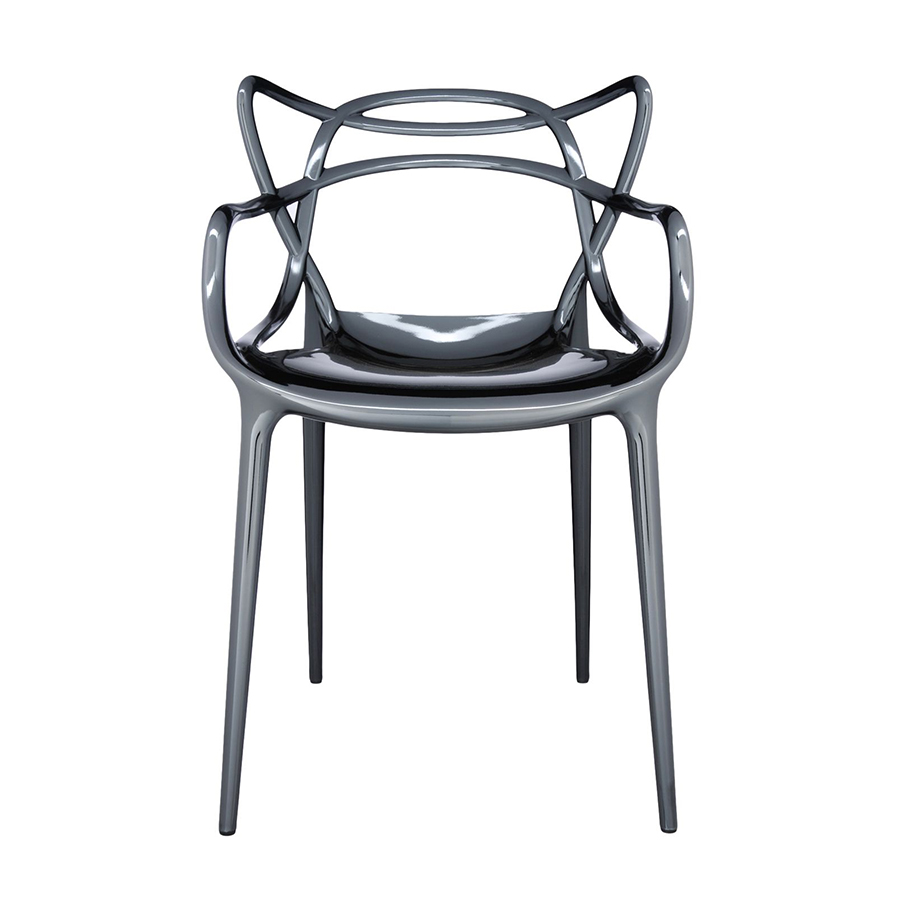 KARTELL set de 2 chaises MASTERS MÉTALLISÉS PRECIOUS COLLECTION