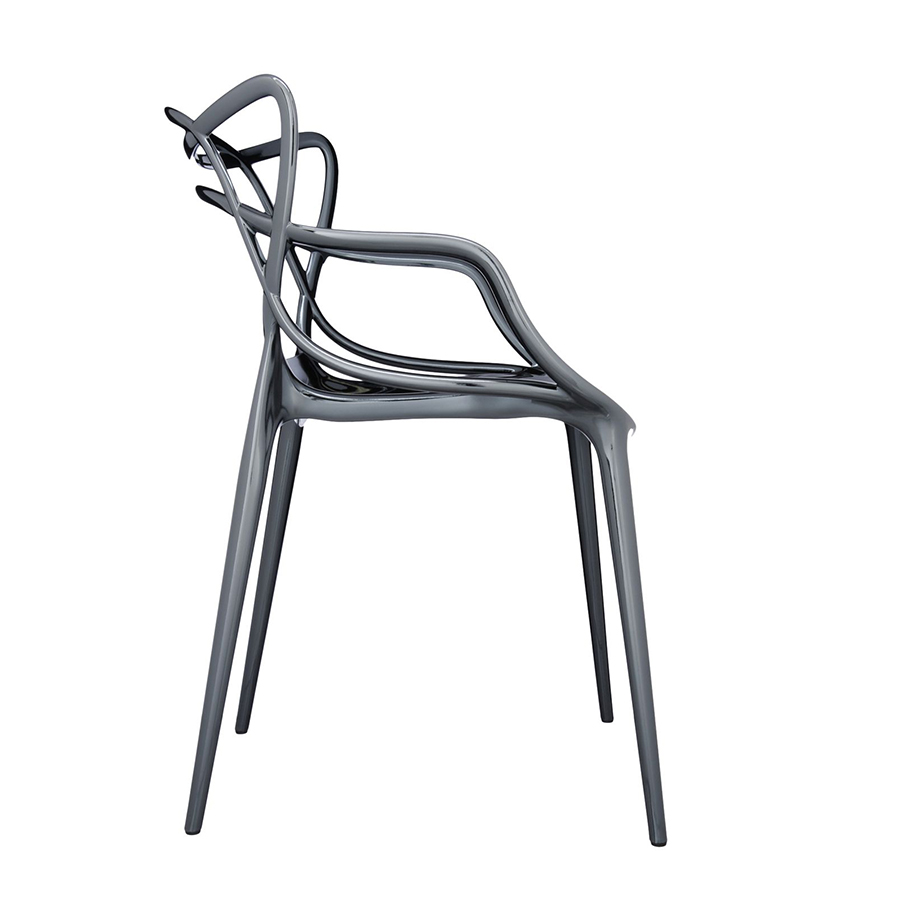 KARTELL set de 2 chaises MASTERS MÉTALLISÉS PRECIOUS COLLECTION