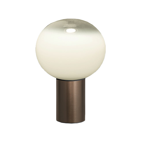 ARTEMIDE lampe de table LAGUNA à LED (Ø 16 cm Bronze - Verre soufflé, aluminium)
