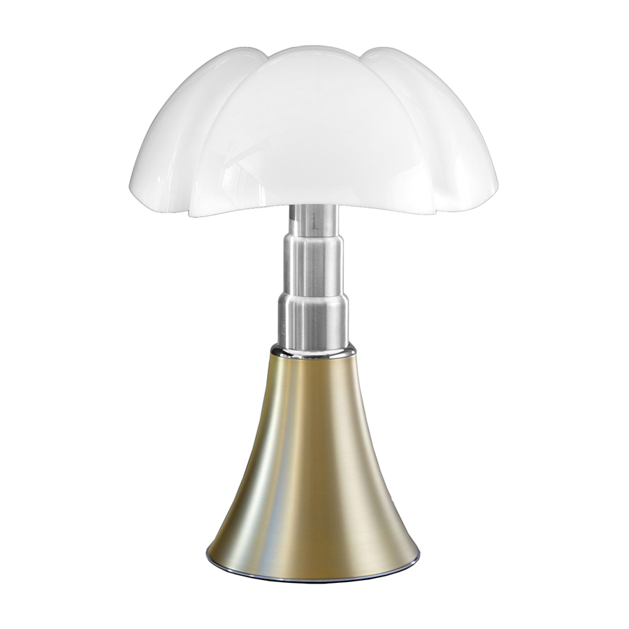 MARTINELLI LUCE lampe de table PIPISTRELLO (Laiton - Métal et méthacrylate)