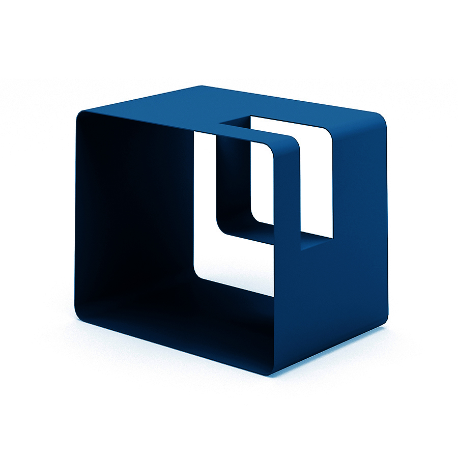 MEME DESIGN porte-revues LIBRIS (Bleu marine - Métal)