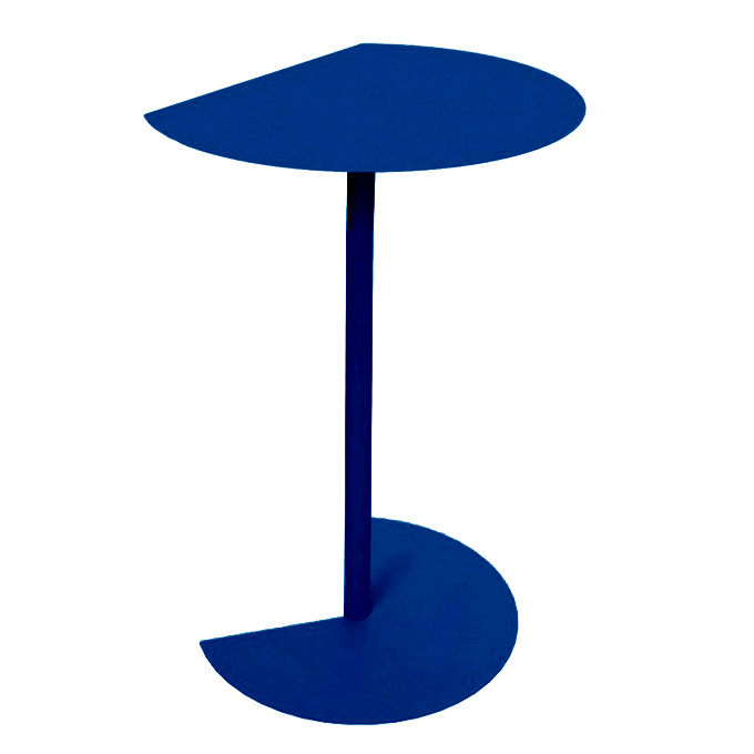 MEME DESIGN table basse WAY BAR H 90 cm (Bleu marine - Métal)