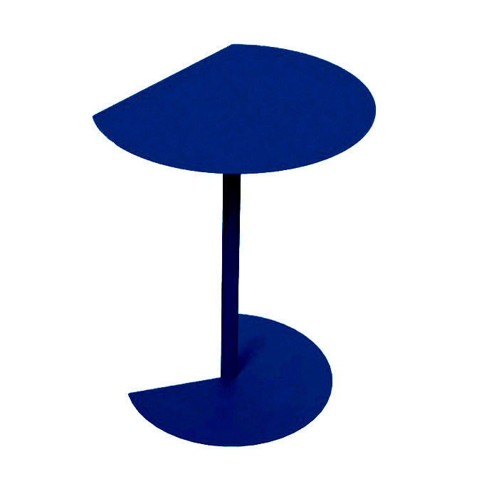MEME DESIGN table basse WAY BISTROT H 74 cm (Bleu marine - Métal)