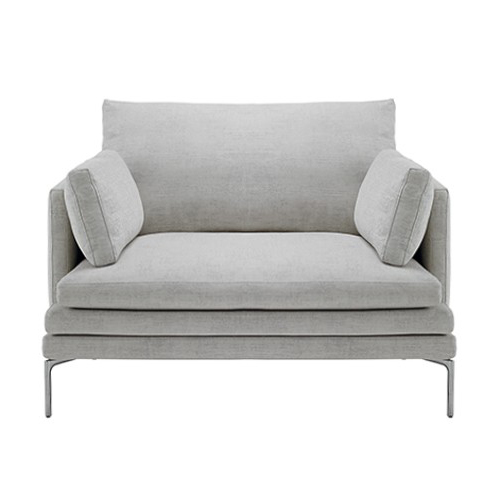 ZANOTT fauteuil WILLIAM (Cat. 40 - Tissu et acier)