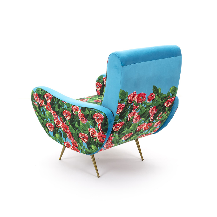 SELETTI upholstered TOILETPAPER ARMCHAIR