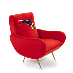 SELETTI fauteuil rembourré TOILETPAPER ARMCHAIR