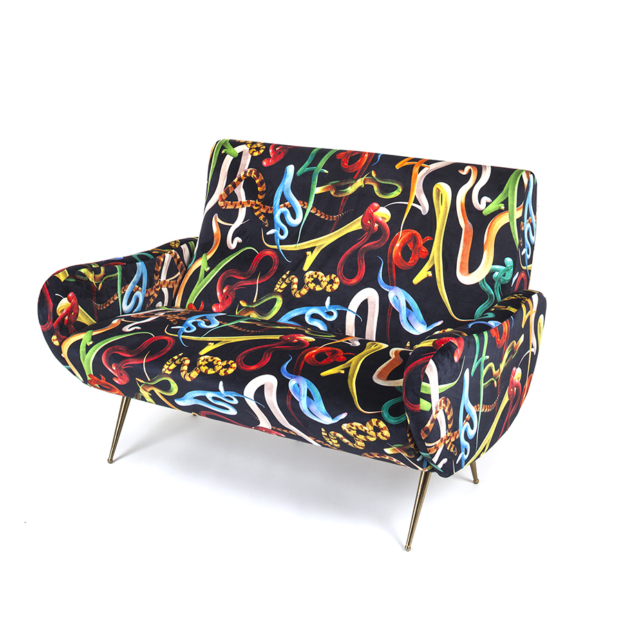 SELETTI sofa 2 places TOILETPAPER ARMCHAIR