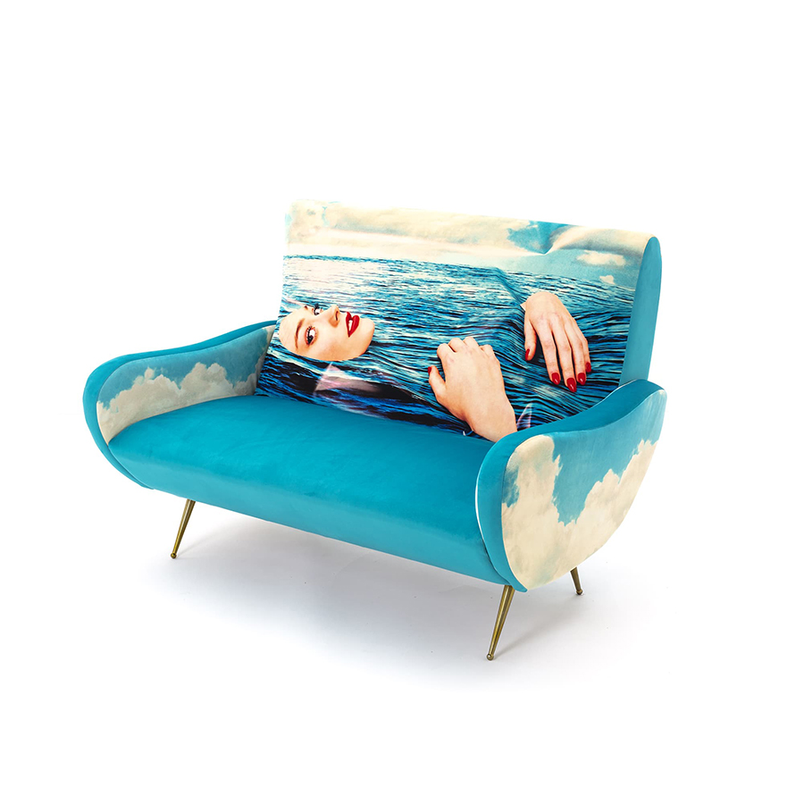 SELETTI sofa 2 places TOILETPAPER ARMCHAIR