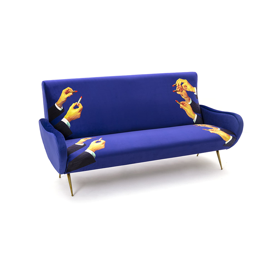 SELETTI sofa 3 places TOILETPAPER ARMCHAIR