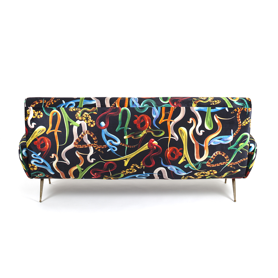 SELETTI sofa 3 places TOILETPAPER ARMCHAIR