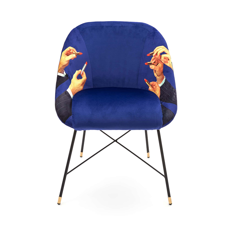 SELETTI chaise rembourrée TOILETPAPER PADDED CHAIR