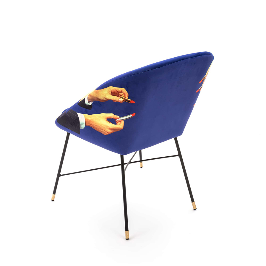 SELETTI chaise rembourrée TOILETPAPER PADDED CHAIR