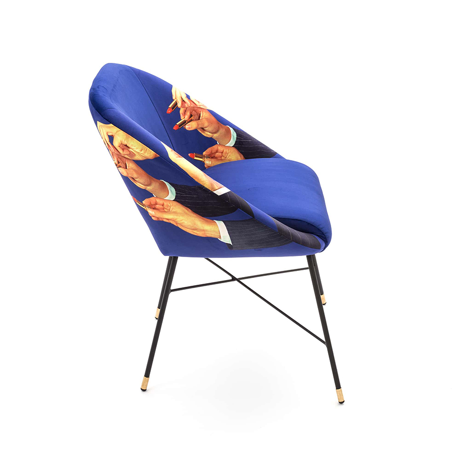 SELETTI chaise rembourrée TOILETPAPER PADDED CHAIR