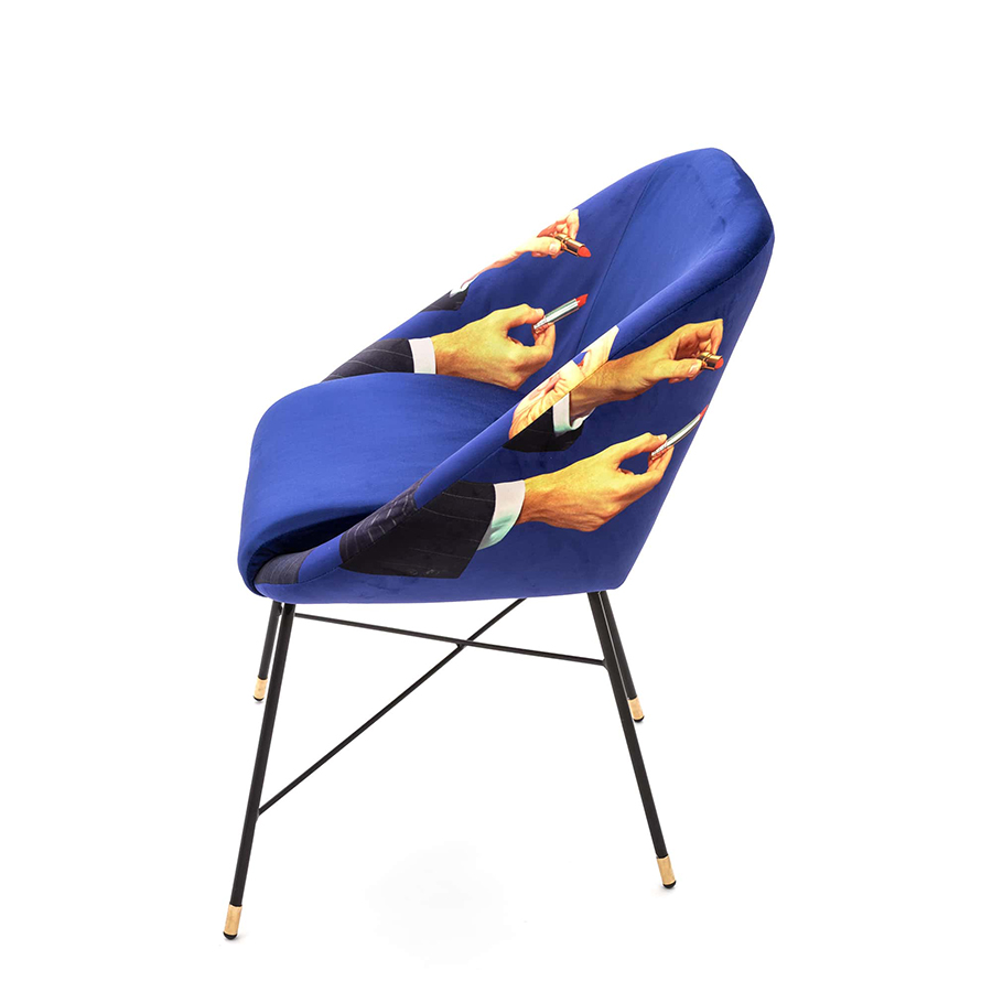 SELETTI chaise rembourrée TOILETPAPER PADDED CHAIR