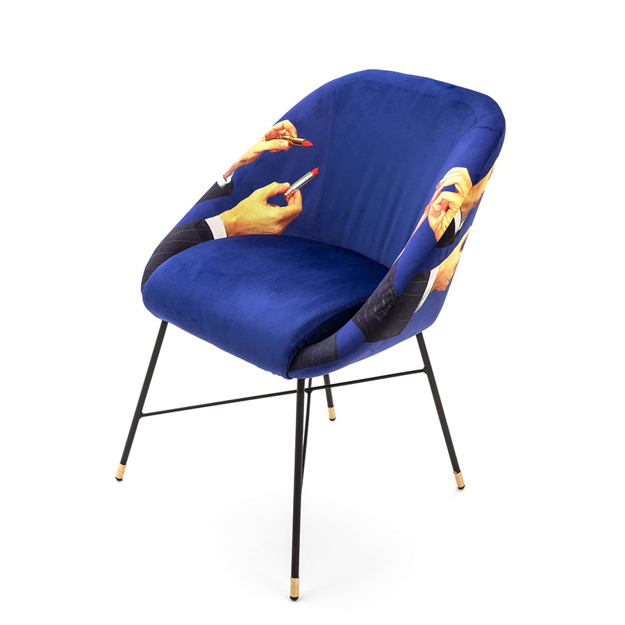 SELETTI chaise rembourrée TOILETPAPER PADDED CHAIR