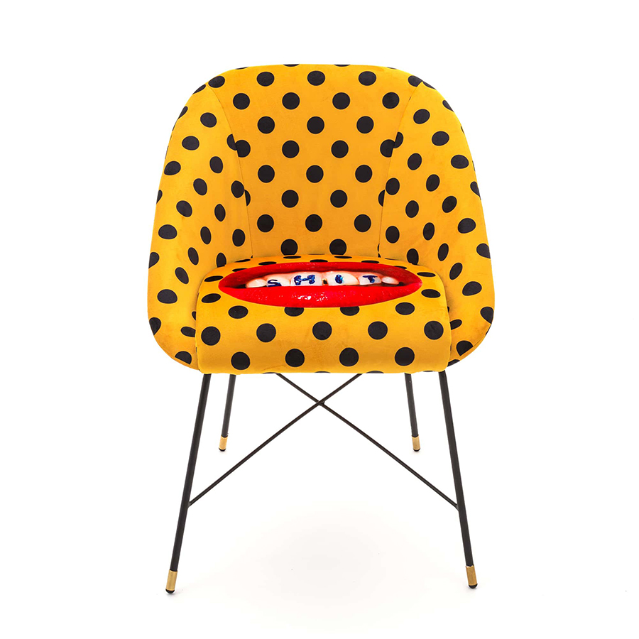 SELETTI padded chair TOILETPAPER PADDED CHAIR