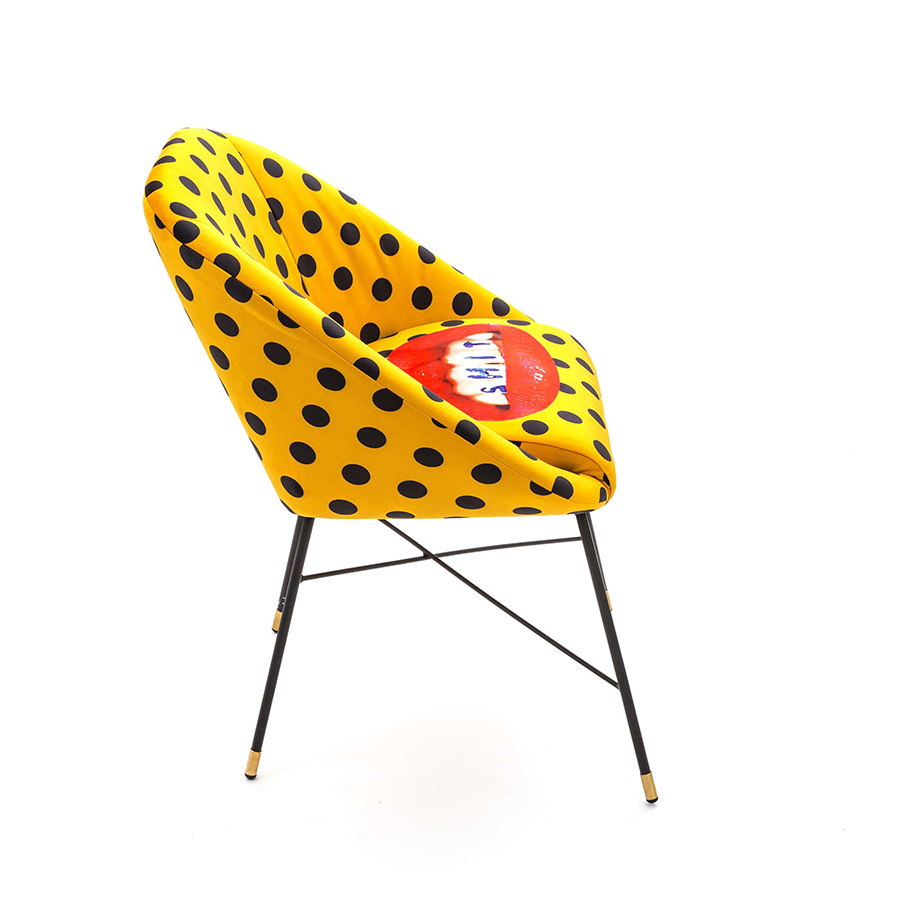 SELETTI padded chair TOILETPAPER PADDED CHAIR