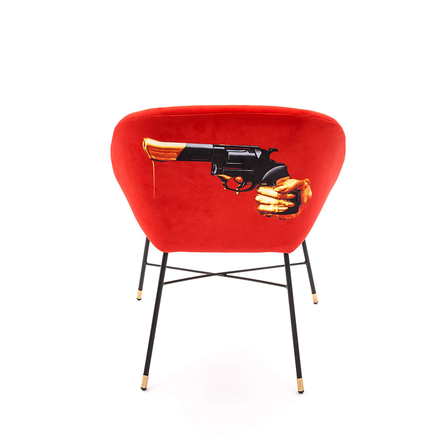 SELETTI chaise rembourrée TOILETPAPER PADDED CHAIR
