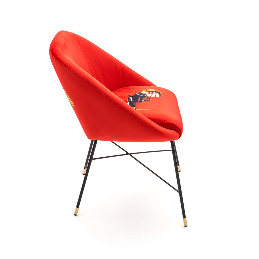 SELETTI chaise rembourrée TOILETPAPER PADDED CHAIR