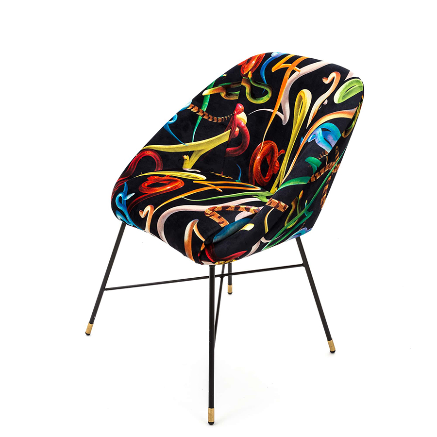 SELETTI padded chair TOILETPAPER PADDED CHAIR