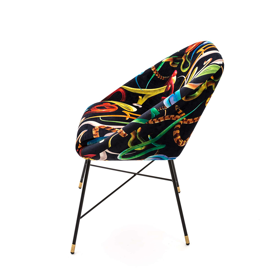 SELETTI padded chair TOILETPAPER PADDED CHAIR