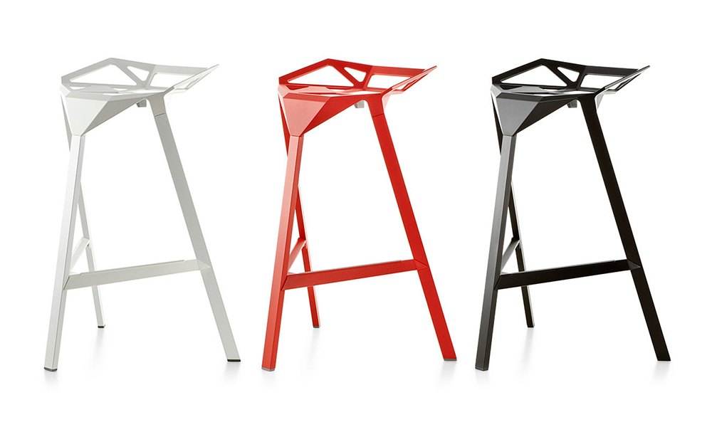 MAGIS set of 2 outdoor stools STOOL ONE H 74 cm