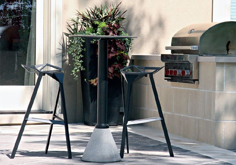 MAGIS set de 2 tabourets pour extérieur STOOL ONE H 84 cm