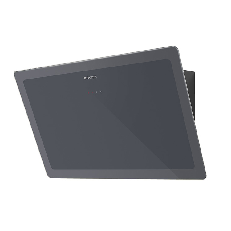 FABER hotte murale GLAM-LIGHT (gris foncé / gris clair - Verre)