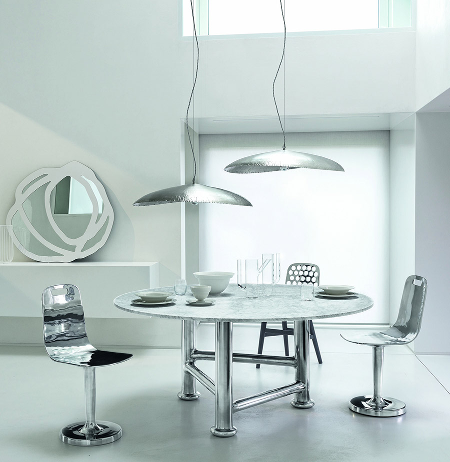 GERVASONI suspension lamp SILVER 95