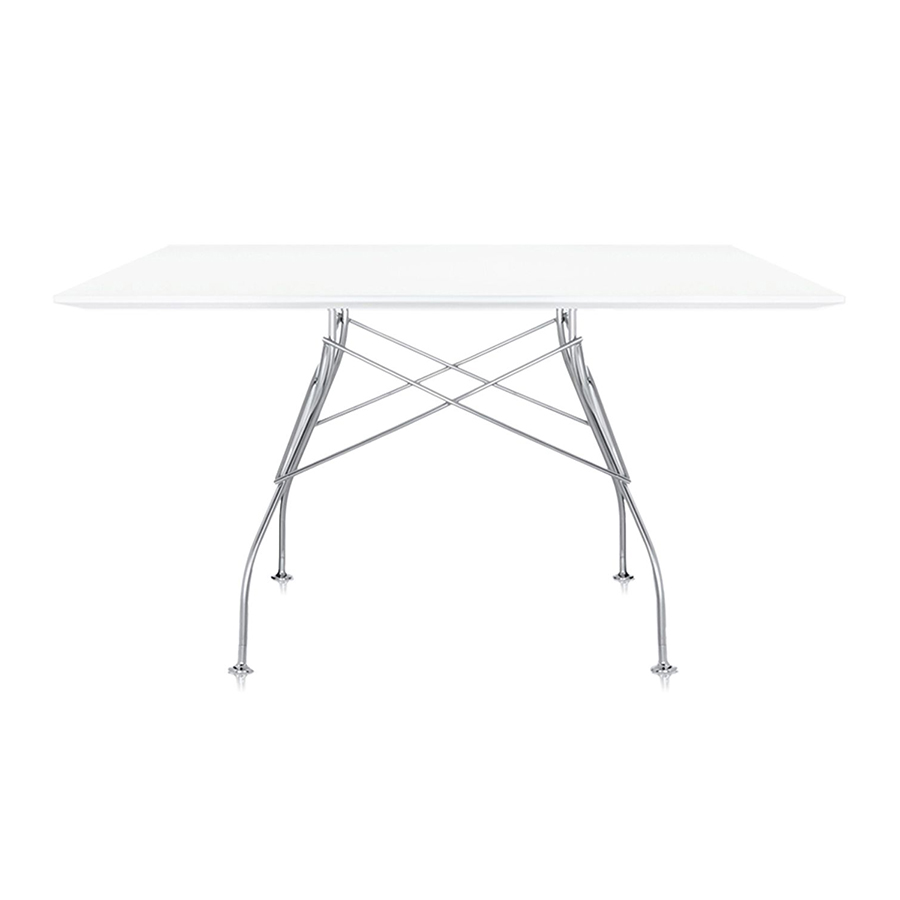 KARTELL square table GLOSSY 130 x 130 cm