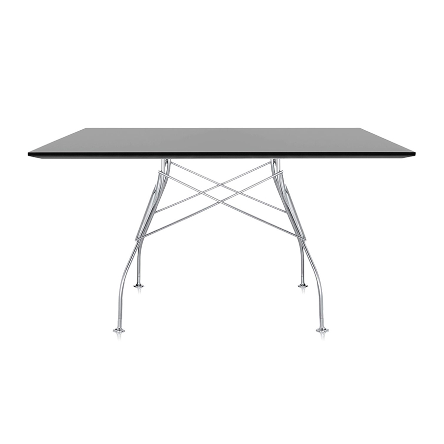 KARTELL square table GLOSSY 130 x 130 cm