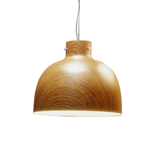 KARTELL lampe à suspension BELLISSIMA (Finition bois - Technopolymère thermoplastique coloré dans la