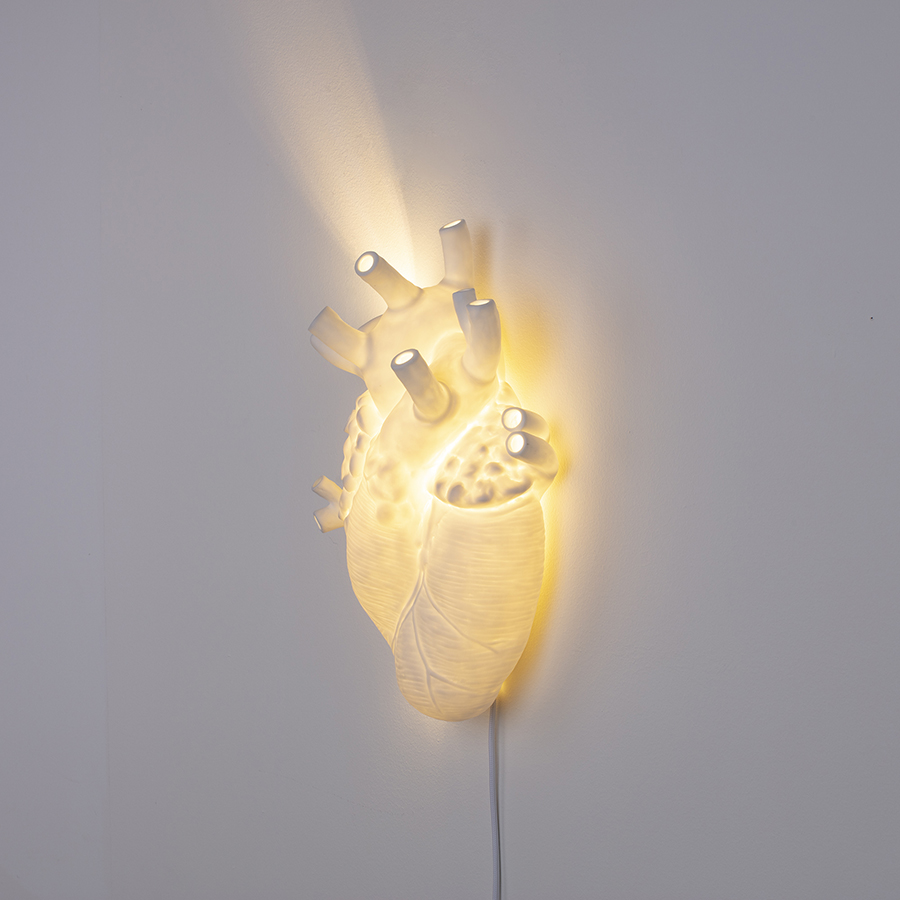 SELETTI wall lamp HEART LAMP