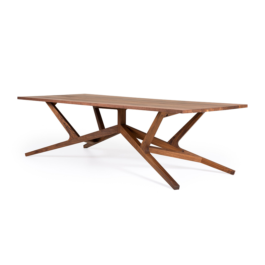 MOOOI table LIBERTY TABLE (Noyer américain - bois massif)