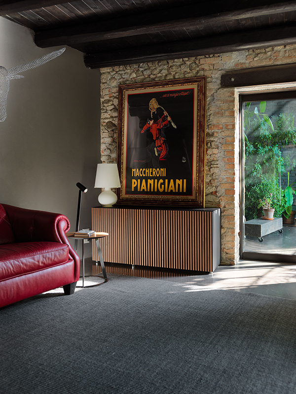 HORM sideboard with 3 doors LEON W 144 cm