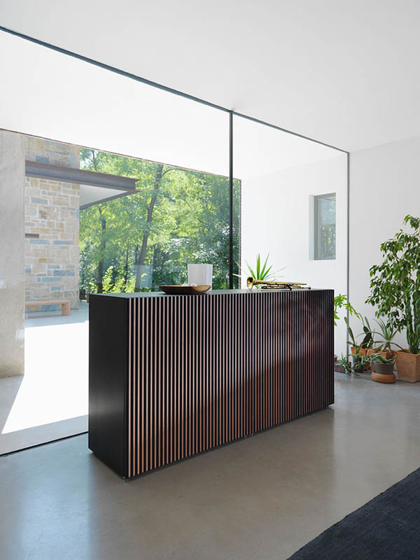 HORM sideboard with 3 doors LEON W 144 cm