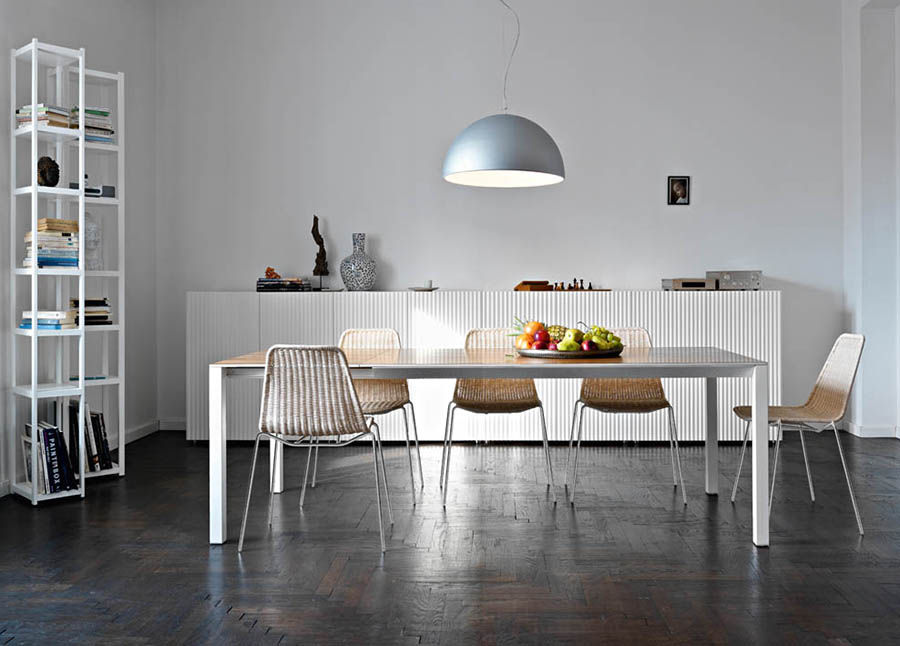 HORM buffet avec 5 portes LEON L 240 cm