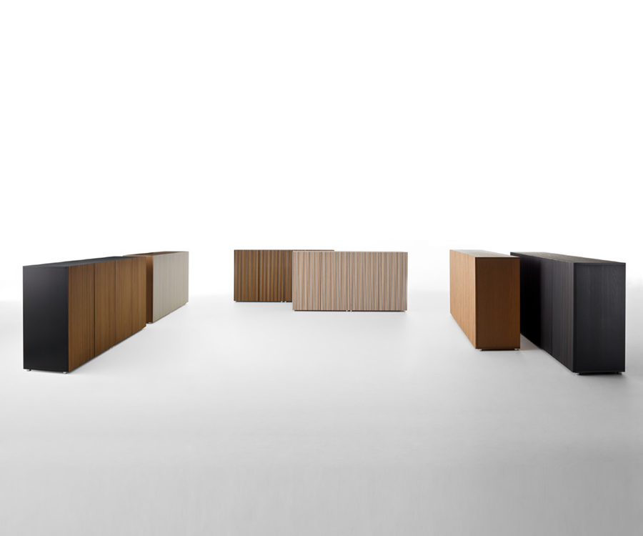 HORM buffet avec 5 portes LEON L 240 cm