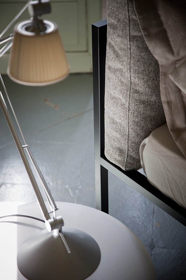 ZANOTTA double bed NYX 1706 for a mattress size 160 x 200 cm