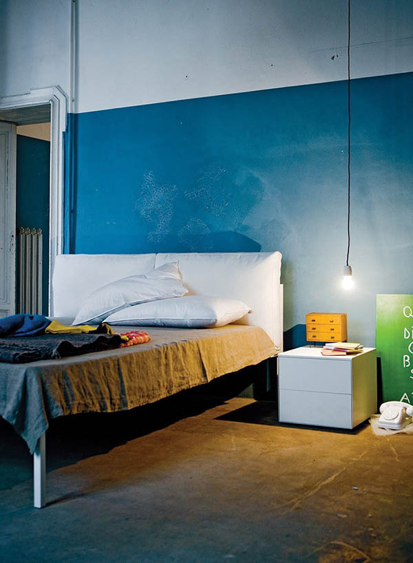 ZANOTTA double bed NYX 1706 for a mattress size 160 x 200 cm