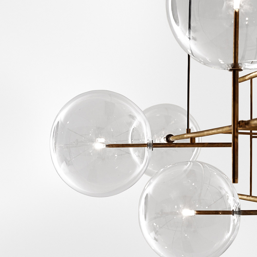 GALLOTTI&RADICE suspension lamp BOLLE ORIZZONTALE