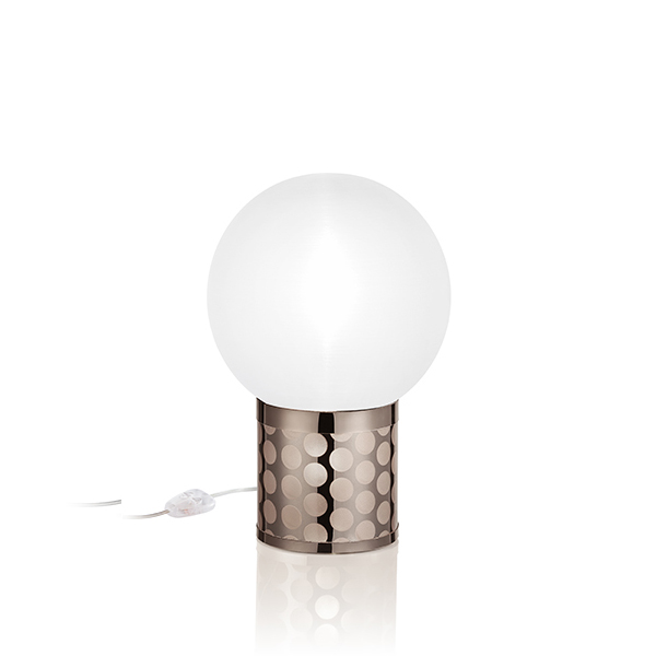 SLAMP lampe de table ATMOSFERA (Small Pewter - Lentiflex® et méthacrylate)