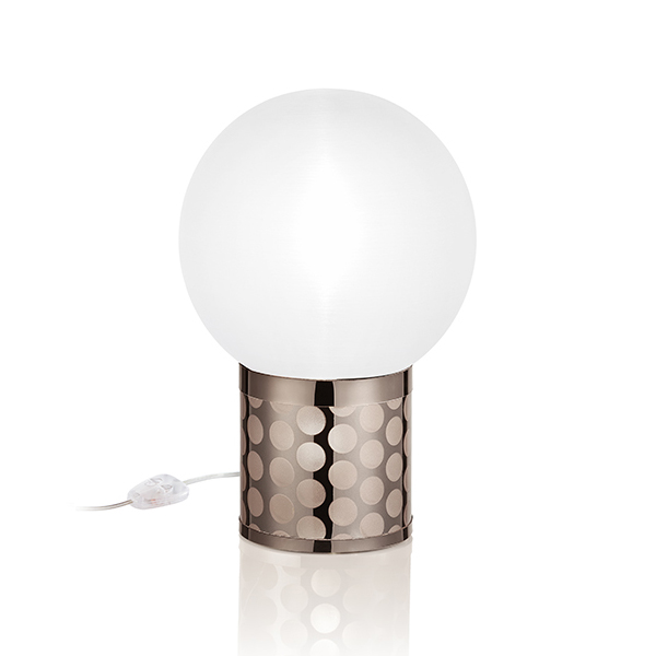 SLAMP lampe de table ATMOSFERA (Medium Pewter - Lentiflex® et méthacrylate)