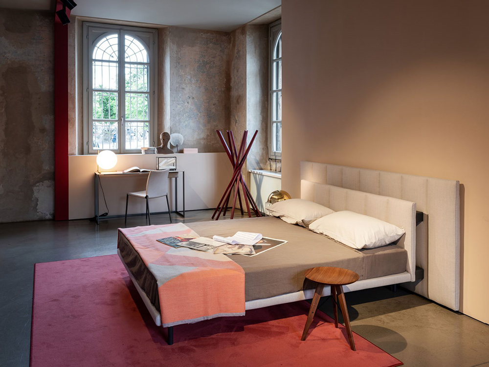 ZANOTTA double bed GRANGALA 1879/1 with a single net for a mattress size 160 x 200 cm